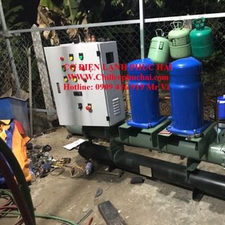 Lắp đặt hệ thống chiller giải nhiệt gió