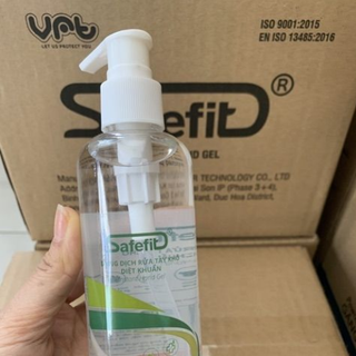 Dung dịch rửa tay khô Diệt Khuẩn Safefit 250ml