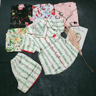 BỘ PIZAMA ĐÙI LỤA SATIN