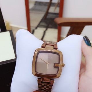 Đồng hồ nữ guxxi hot hit màu nâu Tây