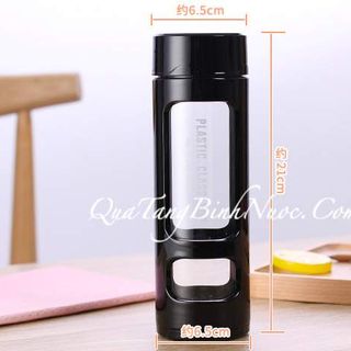 Bình Nước Thuỷ Tinh Borosilicate Cao Cấp Q058 400ml