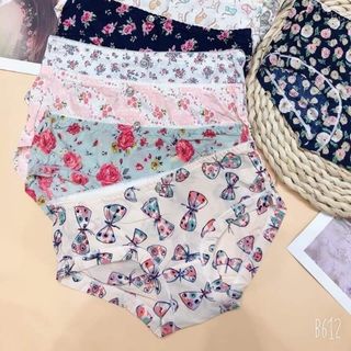 Quần chip nhật su hoa kháng khuẩn mỗi quần 1 túi zip