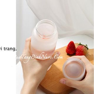 Bình Nước Thuỷ Tinh Cao Cấp 420ml Q071