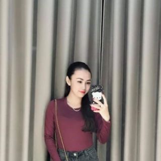 ÁO THUN TRƠN BODY NỮ TAY DÀI ảnh thật 100