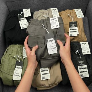 Quần short kaki mới túi hộp LD440
