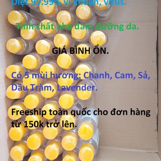Nước rửa tay khô DrANTI VIRUS 100ml diệt 9999 vi khuẩn phòng bệnh Hương Sả tươi mát