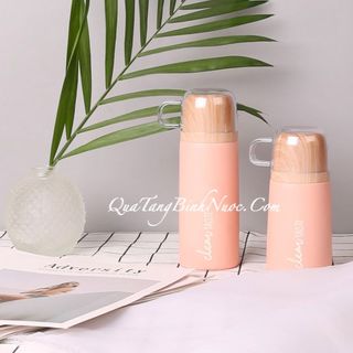 Bình Giữ Nhiệt Có Nắp Làm Ly 350ml Q072