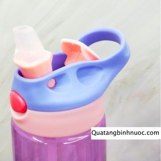 Bình Nước Nhựa Tritan Có Ống Hút Q077