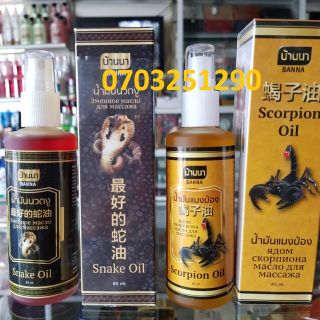 Chai xịt xoa bóp BỌ CẠP - RẮN 85ml HÀNG THÁI LAN giá sỉ