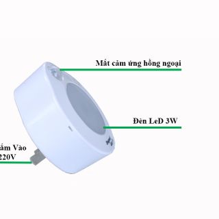 Đèn cảm ứng phích cắm SS82B