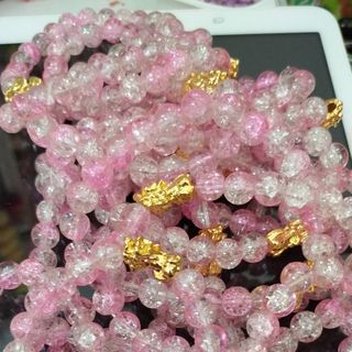 Vòng chuỗi đá tuyết chuỗi hồng tỳ hưu
