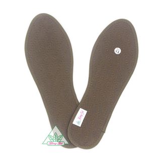 Lót giày Quế vải cotton CI-3 khử mùi hôi chân giúp êm chân ấm chân phòng cảm cúm cải thiên sức khỏe giá sỉ