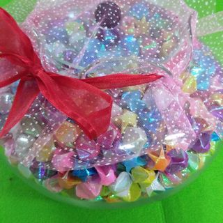 Hủ thủy tinh 1000 ngôi sao Mua 1 Hủ có sẵn 1000 sao như hình là được giá 480k