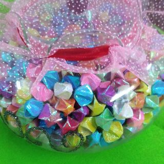 Hủ thủy tinh 1000 ngôi sao Mua 1 Hủ có sẵn 1000 sao như hình là được giá 480k