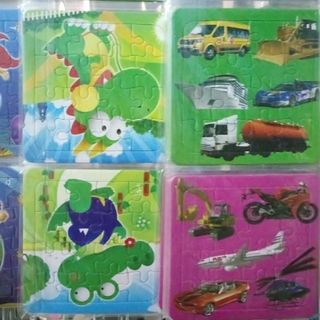 Nhìu mẫu tranh ghép đủ mẫu 14 x14cm mẫu hoạt hình