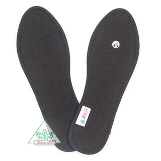 Lót giày Quế vải cotton CI-13 khử mùi hôi chân giúp êm chân ấm chân phòng cảm cúm cải thiên sức khỏe giá sỉ