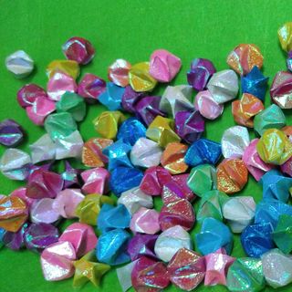 Sao giấy xà cừ đủ màu