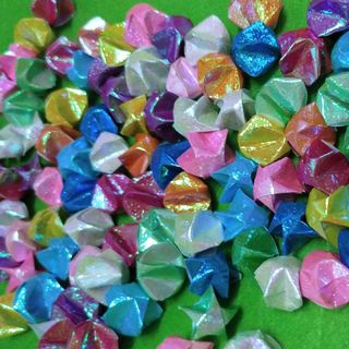 Sao giấy xà cừ đủ màu