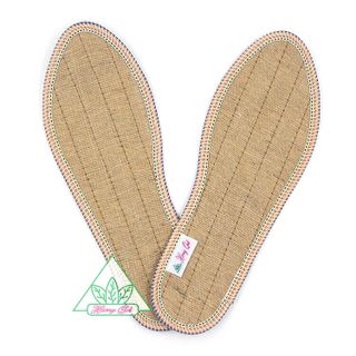 Lót giày Quế Sợi Đay CI-08 khử mùi hôi chân giúp êm chân ấm chân phòng cảm cúm cải thiên sức khỏe giá sỉ