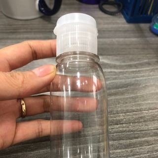 Chai Nhựa Chiết Mỹ Phẩm Nắp Bật 100ml