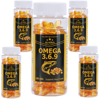 OMEGA 369 Bổ sung dưỡng chất giúp phát triển não bộ ở trẻ nhỏ 100 viên x 4