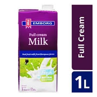 SỮA TƯƠI TIỆT TRÙNG EMBORGE NGUYÊN KEM 1L