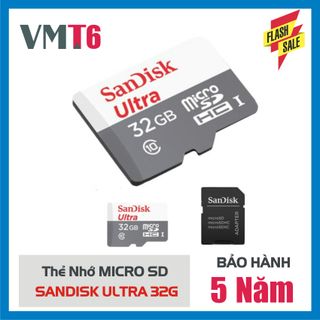 Thẻ Nhớ MicroSDHC SanDisk Ultra 32GB Upto 100MB/S 667x