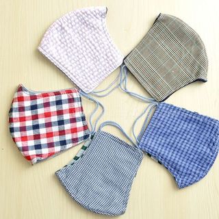 Khẩu trang vải 3 lớp các màu chống bụi nắng bảo vệ khỏi virut lây qua đường hô hấp
