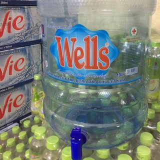 Nước tinh khiết Wells bình 19 lít