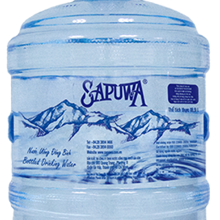 Nước tinh khiết Sapuwa bình 19 lít