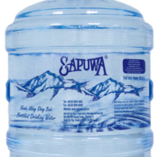 Nước tinh khiết Sapuwa bình 19 lít