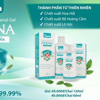 Nước Rửa Tay Khô HerNa 120ml