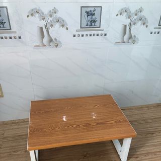Bàn trà xếp gọn Nhật vân gỗ