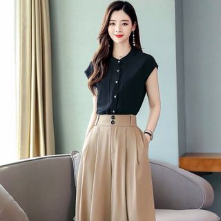 SET ÁO SÁT NÁCH QUẦN ỐNG RỘNG - DT1131