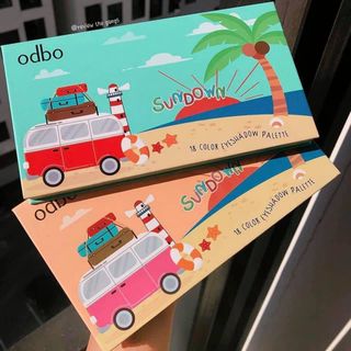 BẢNG PHẤN MẮT ODBO SUNDOWN 18 COLOR EYESHADOW PALETTE NEW