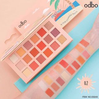BẢNG PHẤN MẮT ODBO SUNDOWN 18 COLOR EYESHADOW PALETTE NEW