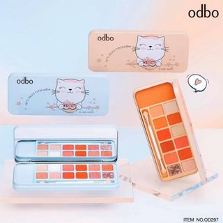 Bảng Phấn Mắt Odbo Sundown Thái Lan 12 Ô Màu Siêu Đẹp