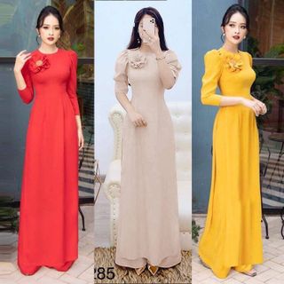 Áo dài cách tân bông hoa AD1