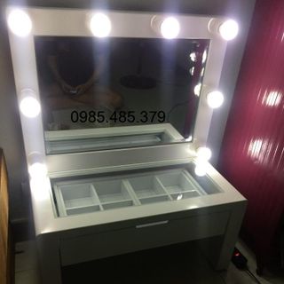 Bàn trang điểm gương đèn led ngồi bệt