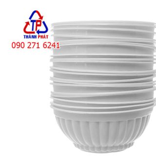 50 Chén màu trắng sữa đựng chè - Chén PP Sữa nhỏ - Chén nhựa nhỏ đựng chè đựng thức ăn