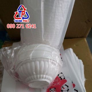 50 Chén màu trắng sữa đựng chè - Chén PP Sữa nhỏ - Chén nhựa nhỏ đựng chè đựng thức ăn