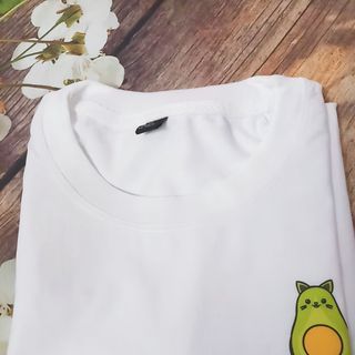 Áo thun mèo bơ dễ thương