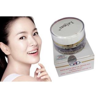 TUYỂN SỈ Kem dưỡng da ngăn ngừa mụn và trắng da chống nắng Leiyas 10g