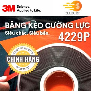 BĂNG KEO CƯỜNG LỰC SIÊU DÍNH 3M KHỔ 12MM X 3M 4229P-3M giá sỉ