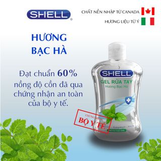 Gel Rửa Tay Khô Shell - Hương Bạc Hà - Chống Vi Khuẩn Diệt Trùng Không Hại Da Tay - 90ml/Cha giá sỉ