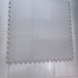 Thảm xốp pastel trắng xám không mùi tiêu chuẩn Nhật