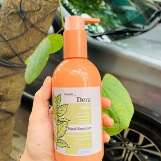 Nước rửa tay khô Dera Phòng Chống Virut CORONA 300ml Sát khuẩn loại bỏ 999 vi khuẩn virut ngăn ngừa dịch bệnh không gây khô da tay dưỡng mềm da tay Dùng 1 tháng