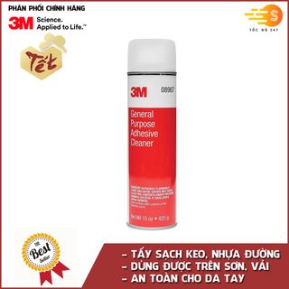 BÌNH XỊT TẨY SẠCH VẾT KEO NHỰA ĐƯỜNG 3M 08987