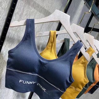 Áo tập 3 lỗ bra Funny pink