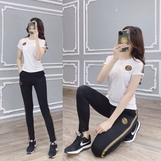 Đồ bộ thể thao nữ thêu logo F5 TT27501